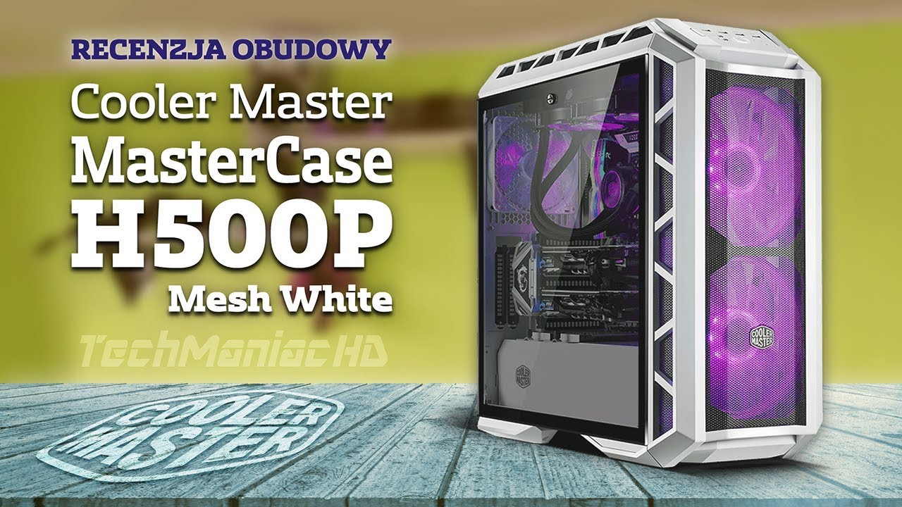MasterCase H500P Mesh - ulepszona obudowa Cooler Master 🆕✅