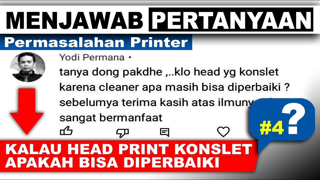 Apakah Head Printer Epson Yang Konslet Bisa Diperbaiki