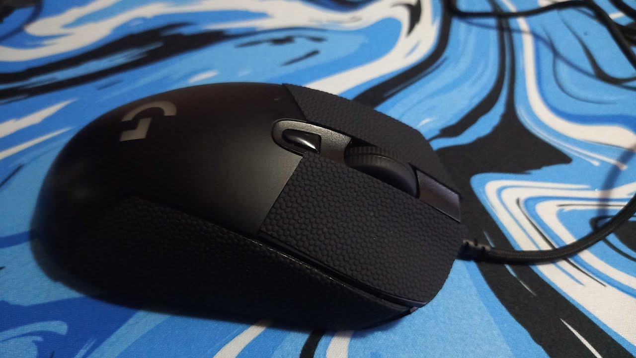 Tunando Logitech G403 com Grip tape e cabo paracord do aliexpress| PT-BR