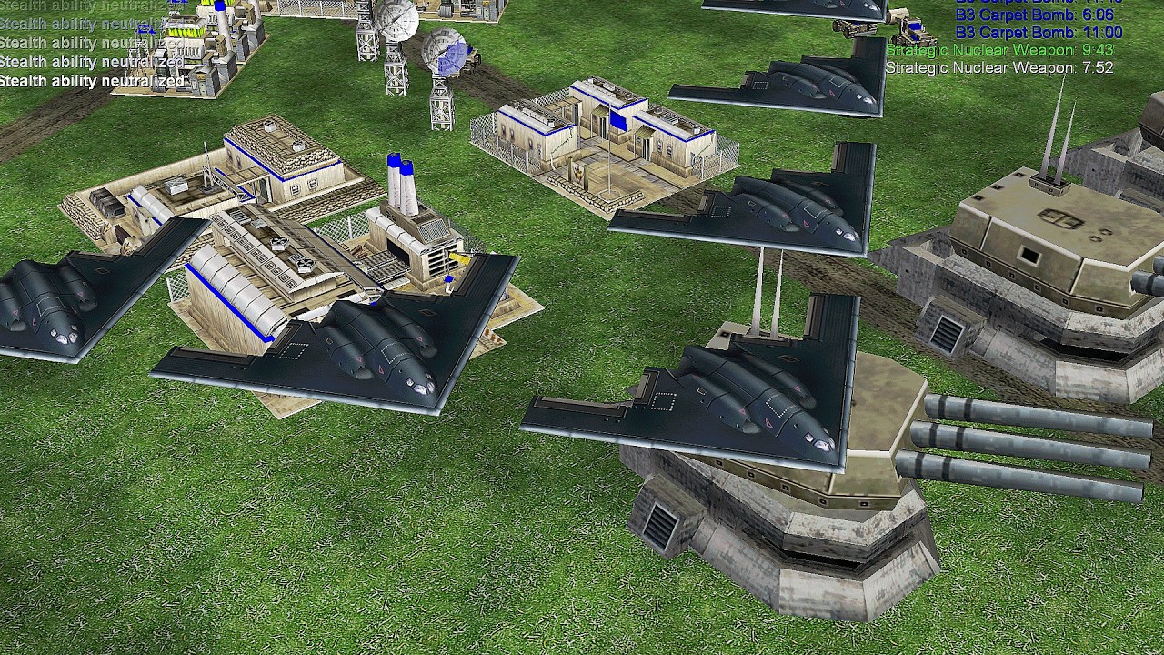ВВС США против 7 китайских танков - Command & Conquer Generals Apocalyptic
