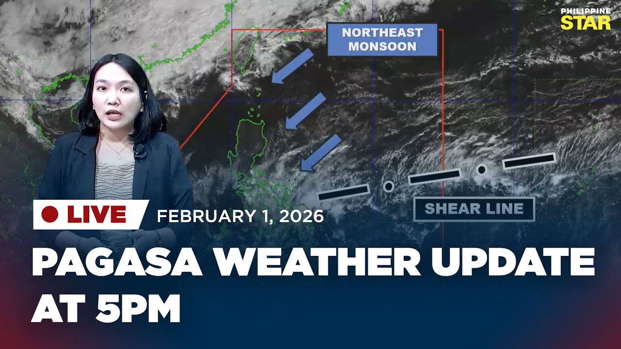 LIVESTREAM: PAGASA shares weather update (February 1, 2026)