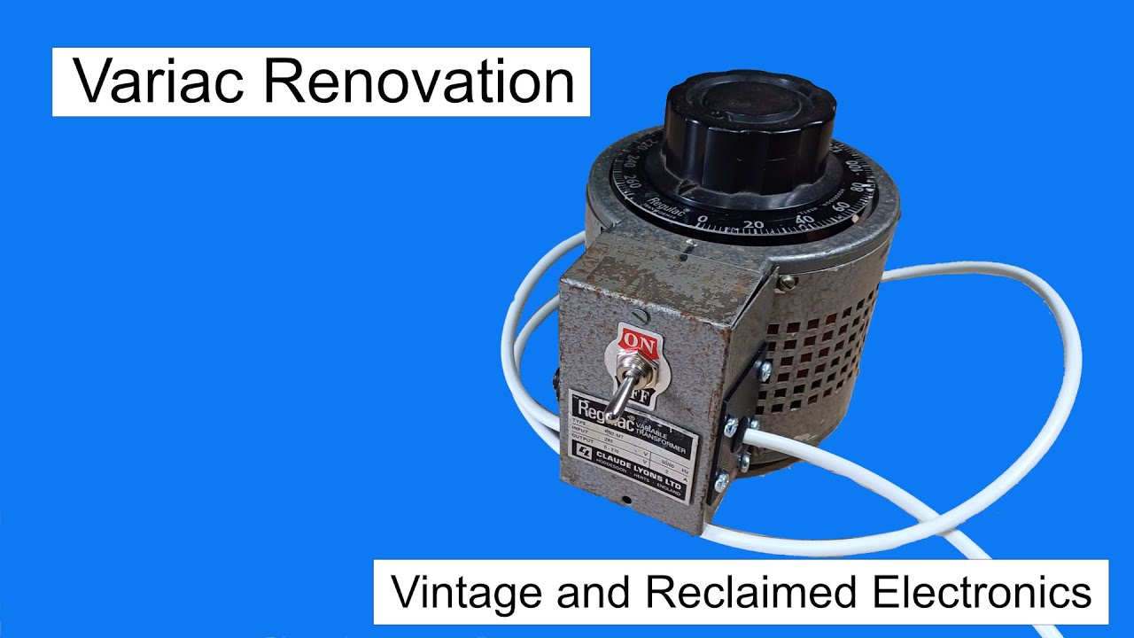 Claude Lyons Regulac (like a Variac) Restoration