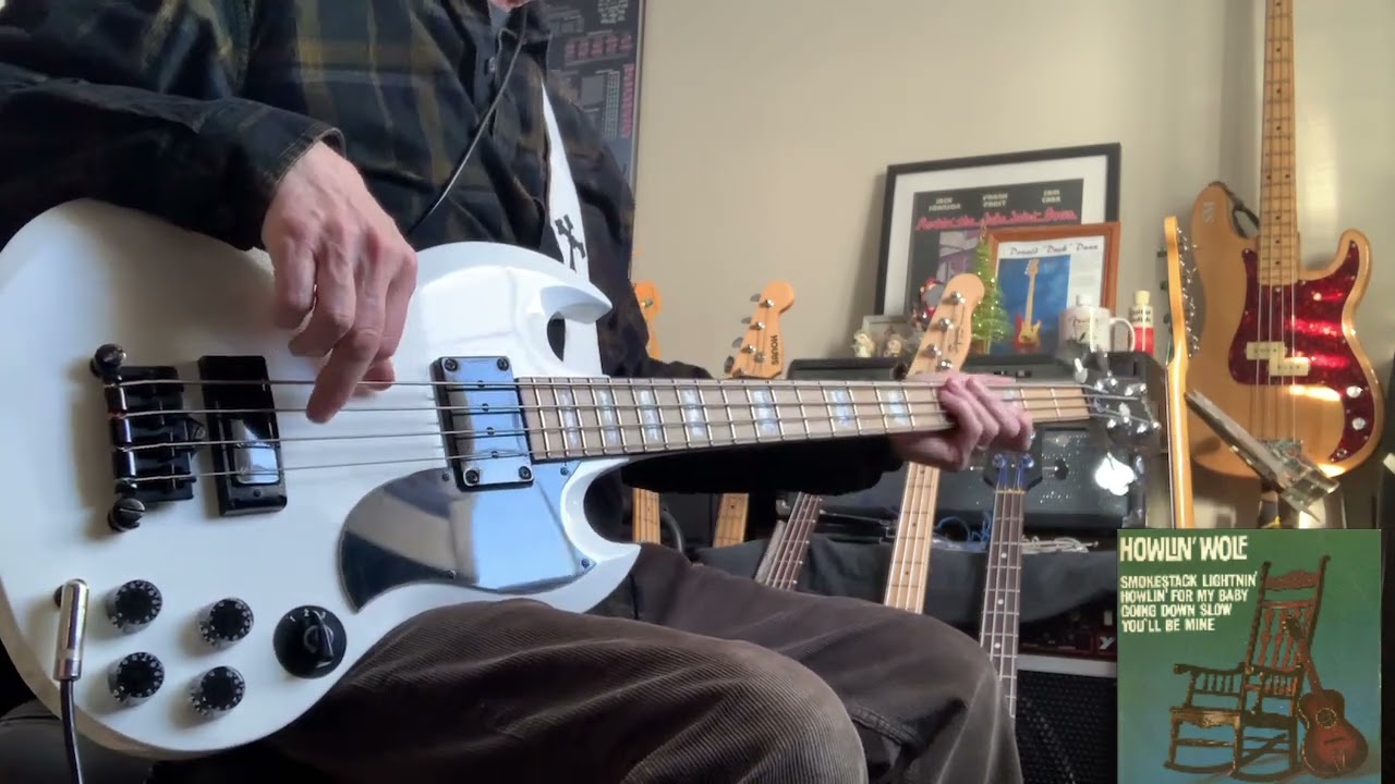 Howlin' Wolf - Howlin' For My Baby | Epiphone EB-3 Negative Bass