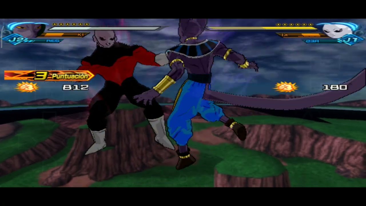 Grabación de la batalla épica entre Bills y Jiren en la dificultad más alta. 