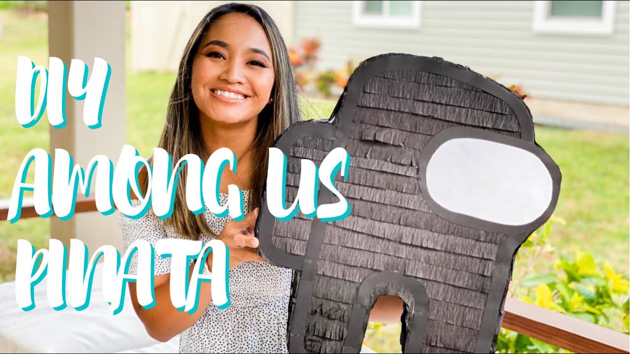 HOW TO MAKE A PINATA | DIY PINATA | AMONG US PINATA