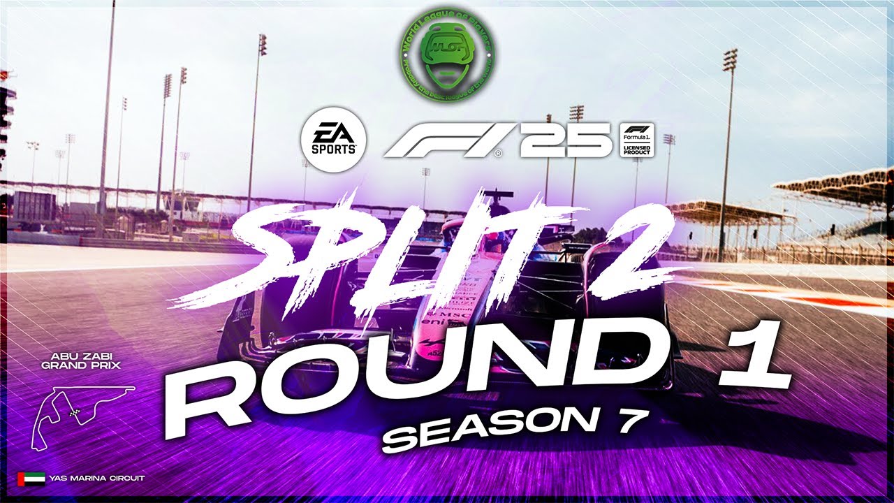 🏎️ Season 7 F125 | Split 2 – GP Abu Zabi | World League of Players – Runda 1