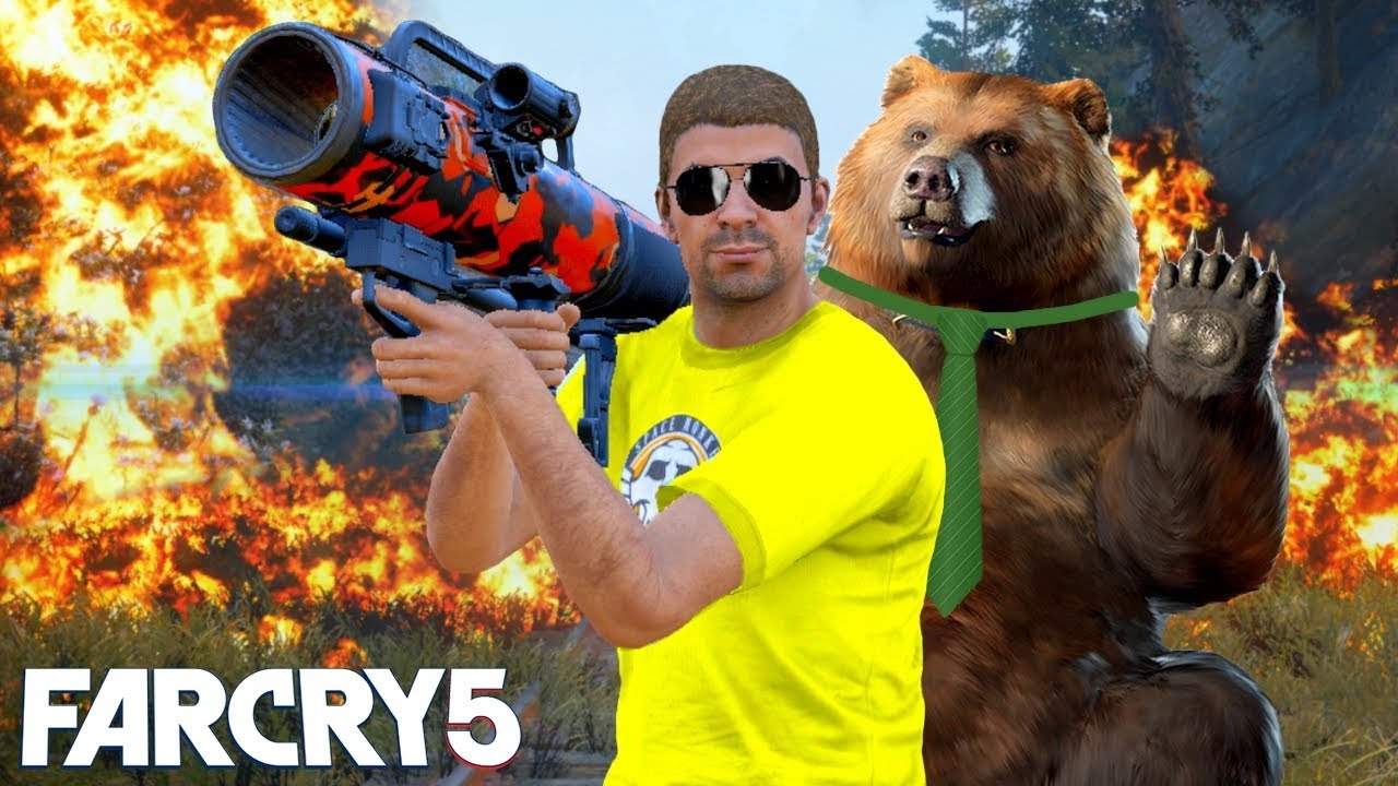 NÜKLEER FÜZEYE EKMEK BANANLAR (Far Cry 5 Eğlenceli Anlar)