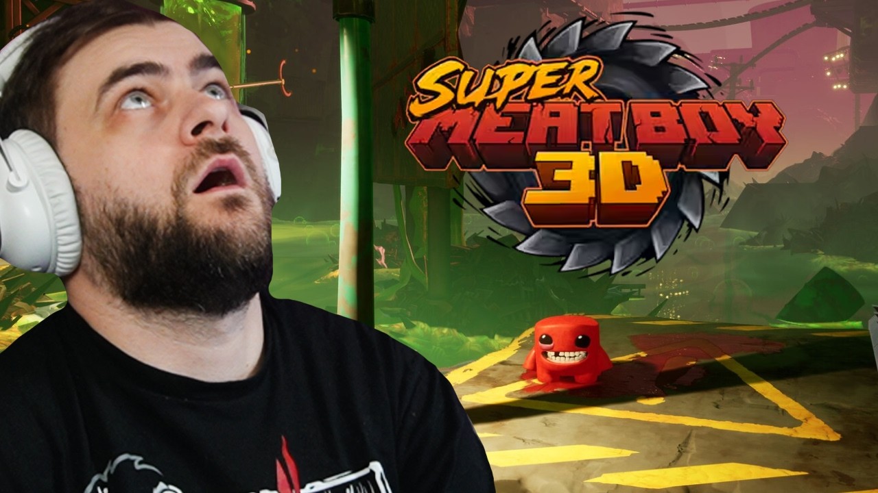 Czy 3D w tej grze ma sens - Super Meat Boy 3D Demo