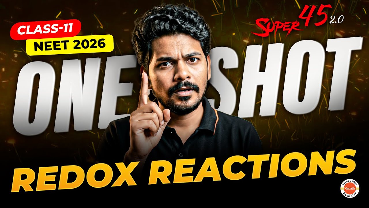 Redox reactions class 11 one shot 😱 |  Chemistry | Neet 2026 | ajay jummidi sir