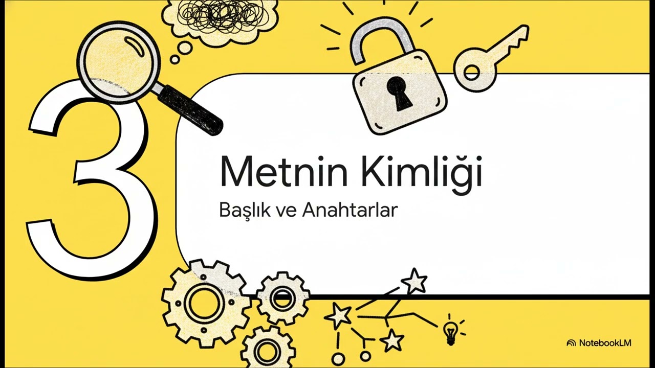 Paragrafta Anlam   Anlam yönü Konu, Ana Fikir ve Duygular