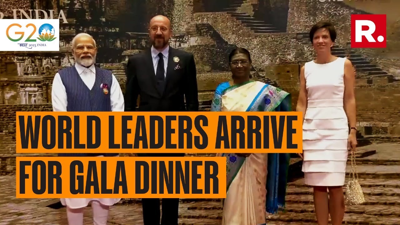 G20 Summit: President Droupadi Murmu Arrives At Bharat Mandapam To Host Gala Dinner