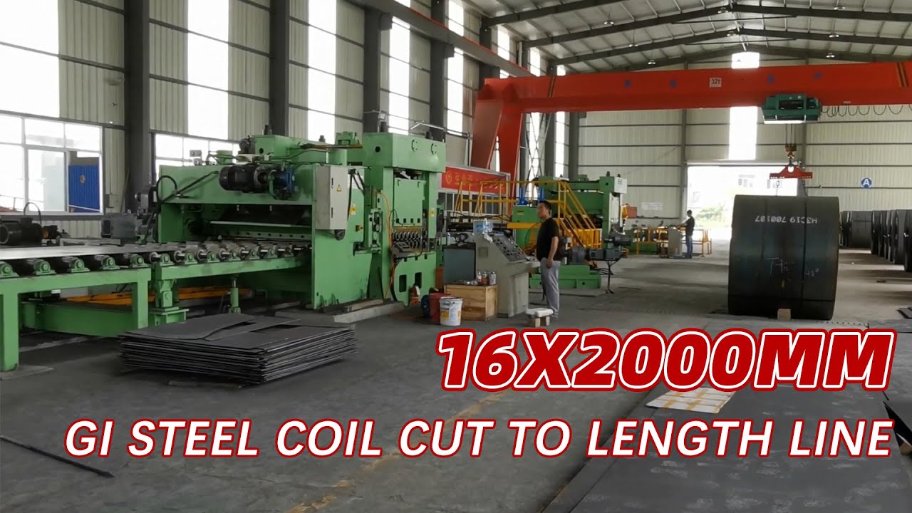 16&times;2000MM Coil Cut To Length Line Machine| HR Coil Cut To Length Machine In Factory