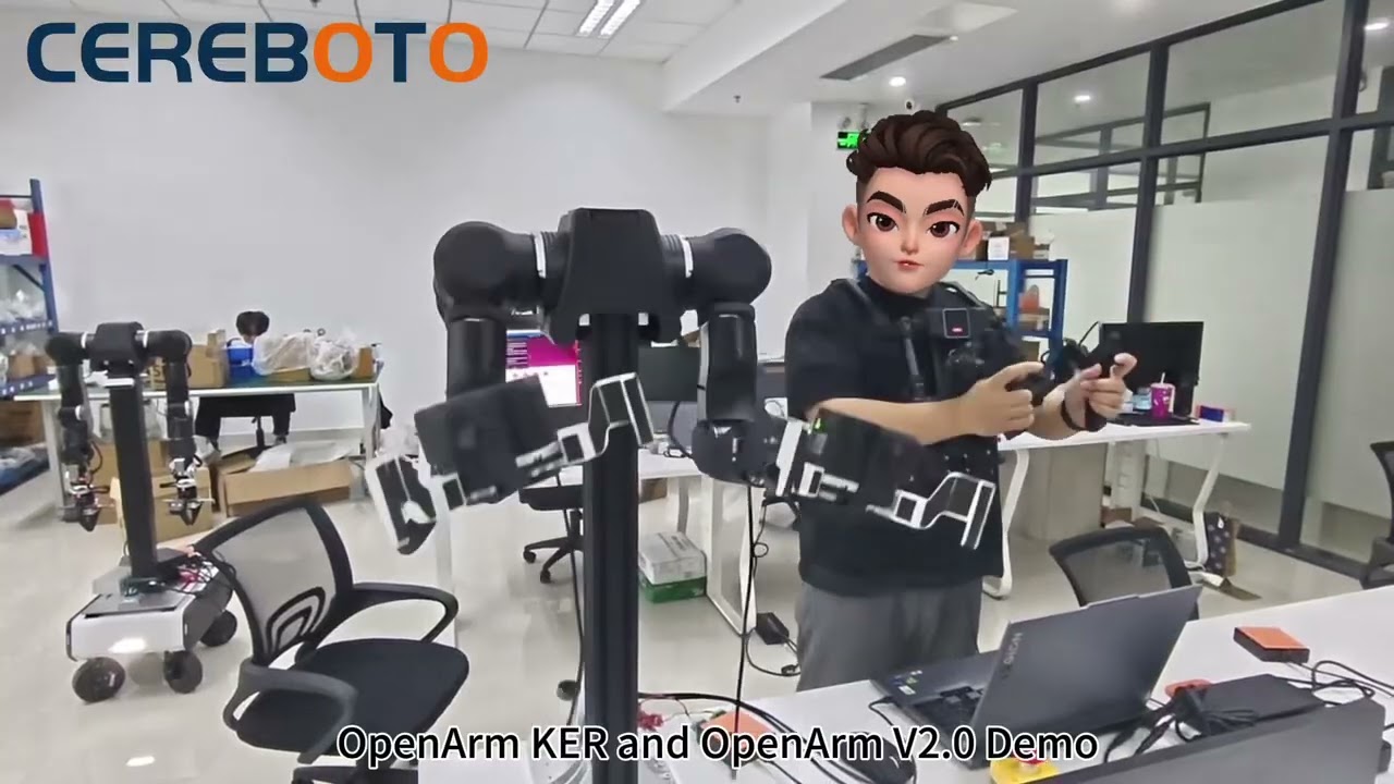 How Humans Teach Robots? OpenArm KER Bimanual Teleoperation Demo