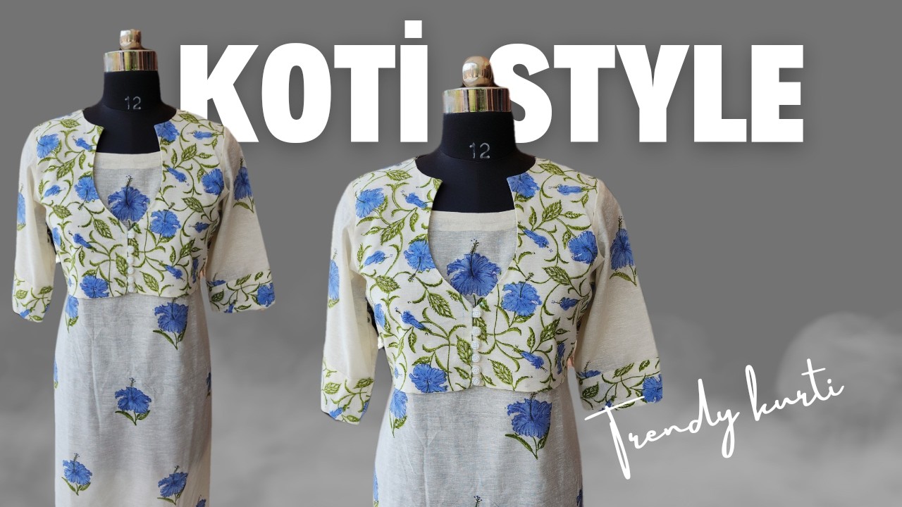 Most Demanding Half Jacket Kurti Design Cutting and Stitching / @RRFashionPoint
