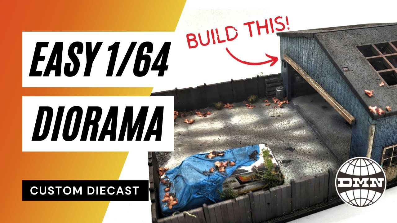 This 1/64 Scale Diorama Kit is a Must for Diecast Collectors and Customizers