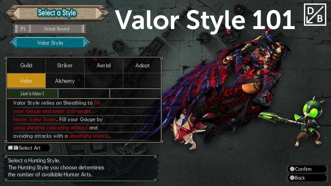Valor Style Basics - Monster Hunter Generations Ultimate Tutorial