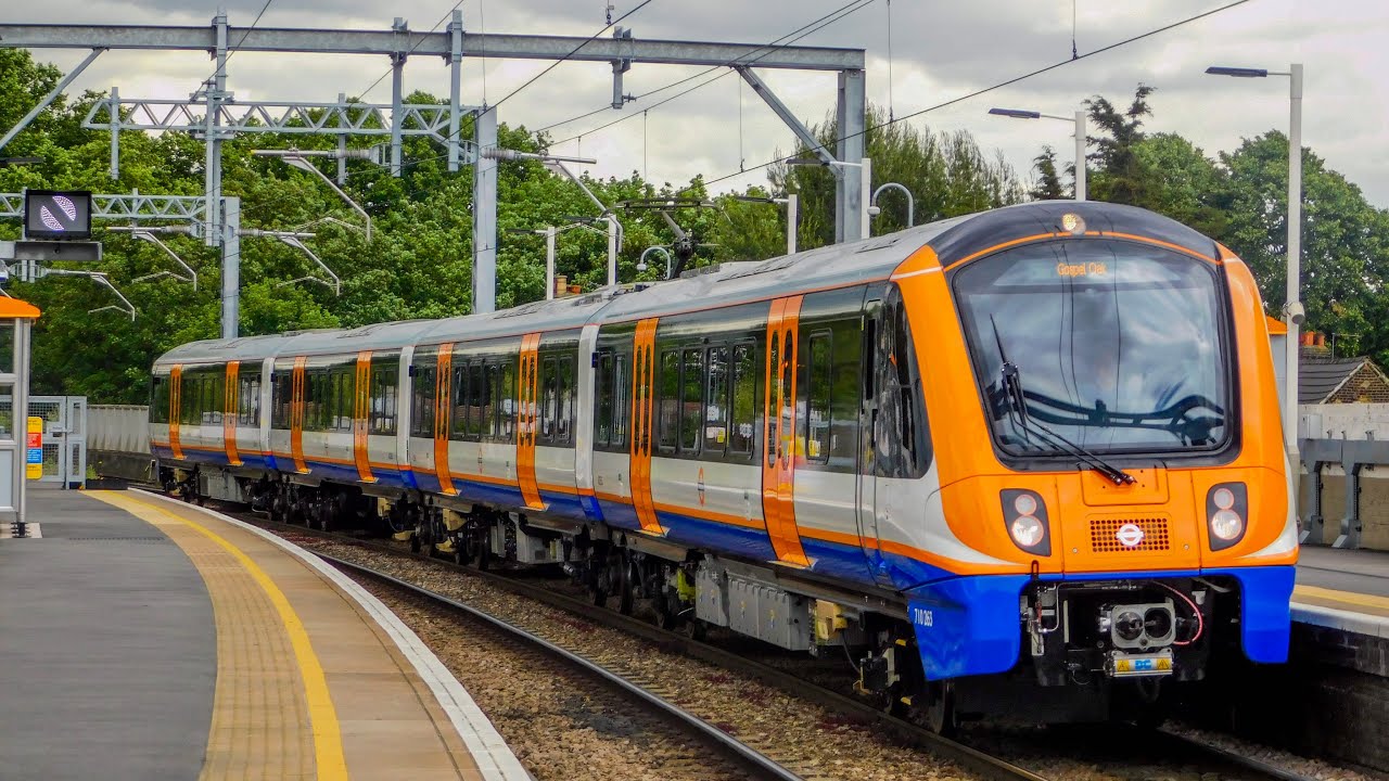 London Overground Aventra Class 710 in Passenger Service on the Goblin Line