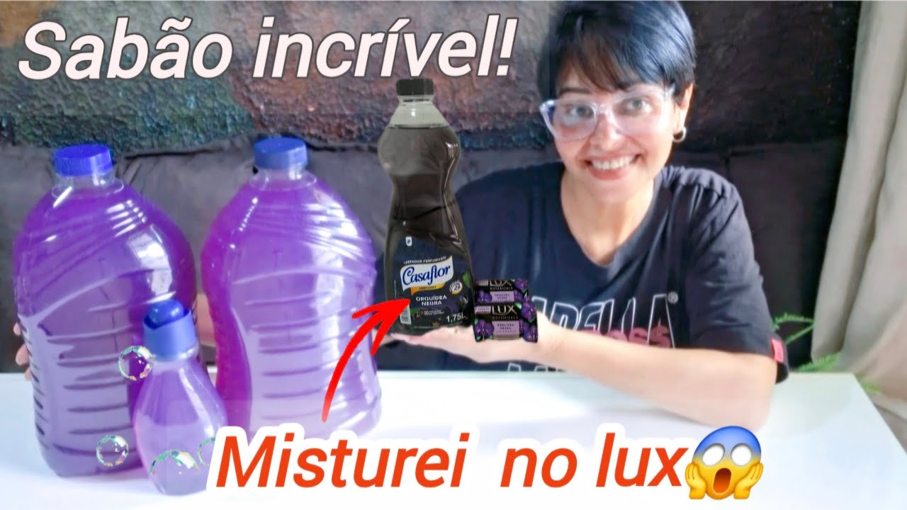 🚀MISTUREI LIMPADOR PERFUMADO COM LUX-SABÃO INCRÍVEL CHEIROSO E  ECONÔMICO 