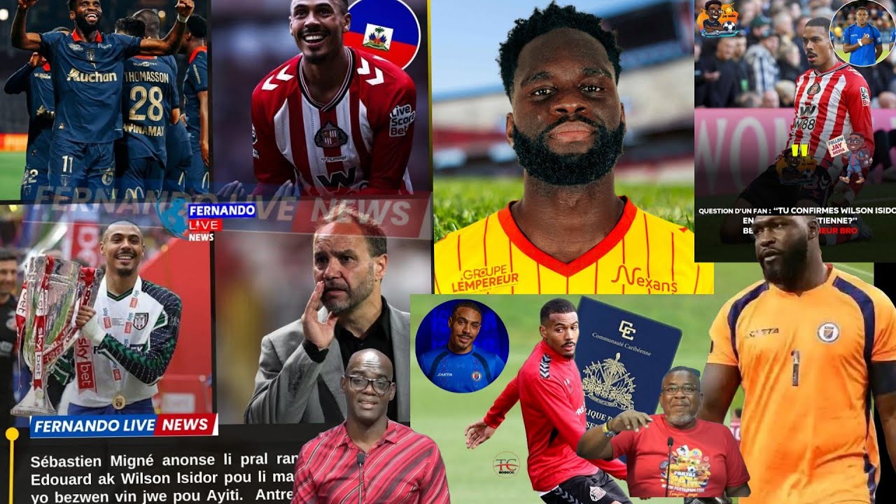 Konfime Wilson isidor pale Pou jwe Pou ayiti pa gen rout pa bwa/migne gen presyon poul chwazi jwè yo