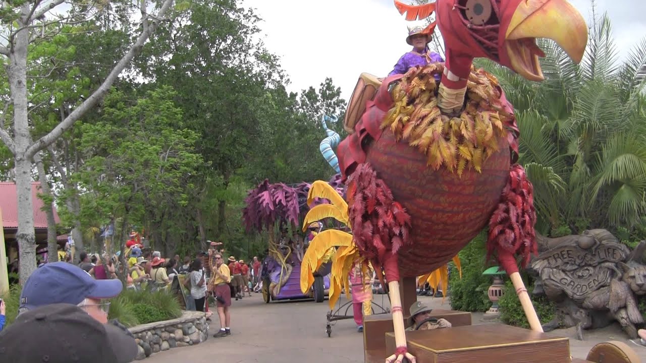 Limited Time Magic Mickey's Jammin' Jungle Parade Animal Kingdom