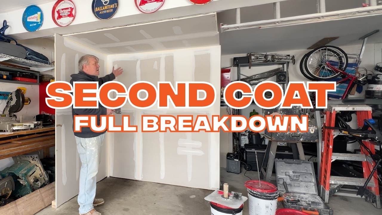 Drywall Second Coat &ndash; Complete Step-By-Step Tutorial (Seams, Screws, Corners & Cross-Butts)