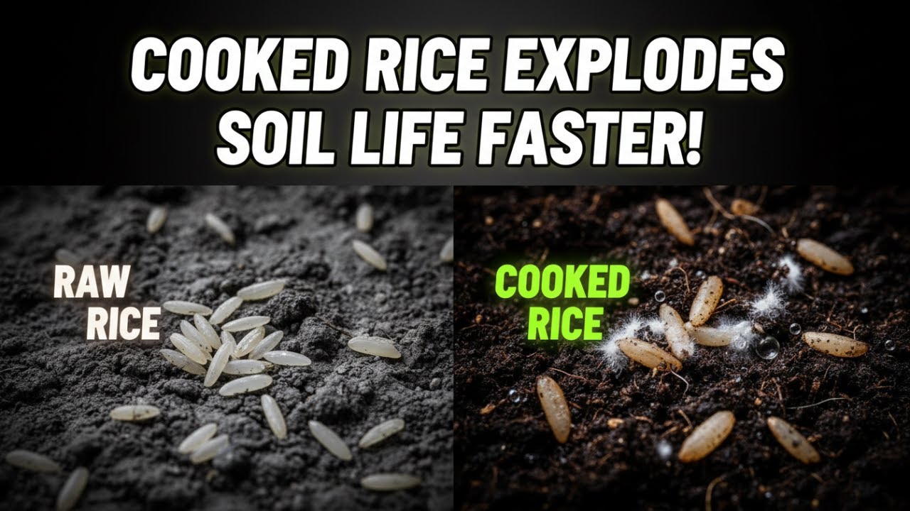 Cooked vs Raw Rice in Soil – See Which Wakes Up Microbes in JUST 48 Hours!