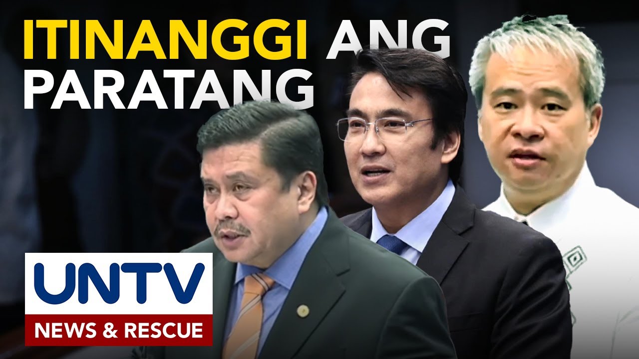 Villanueva, Estrada, Revilla, itinanggi ang mga paratang laban sa kanila re: flood control projects
