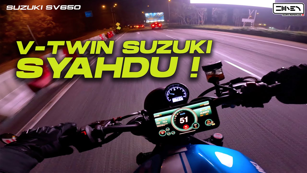 V-TWIN PALING FUN, RAW POWER SYAHDUU ! | Suzuki SV650 Review Genting Uphill Malaysia [4K]