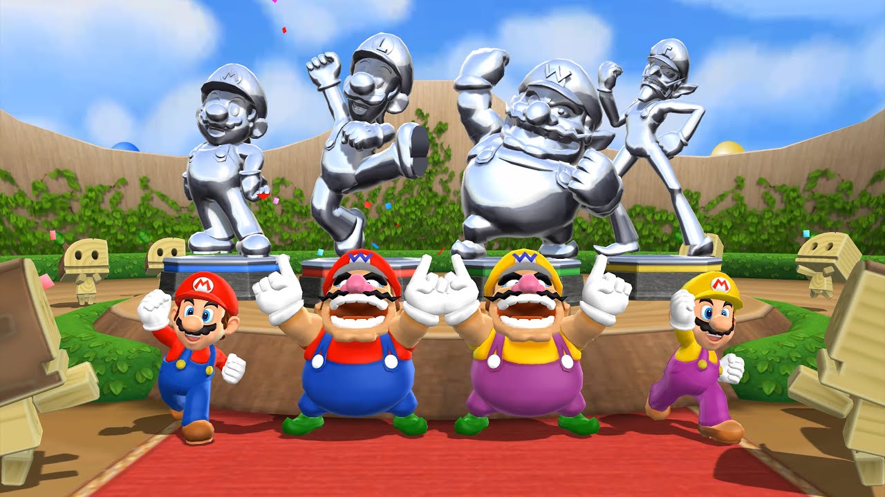 Step It Up | Mario Party 9 - Brother Battle - Mario Vs Wario (4 Players)