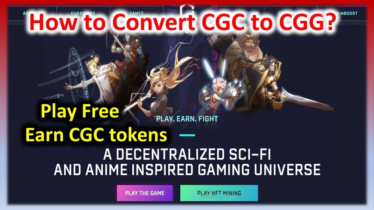 Chain Guardians Nft Game l How to use CGC and CGG