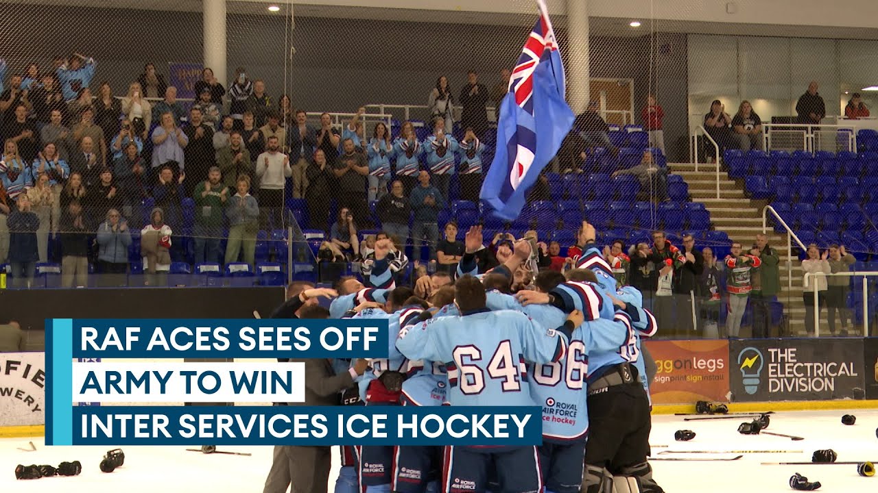 RAF Aces upset British Army Blades to win Inter Services Ice Hockey title | Highlights