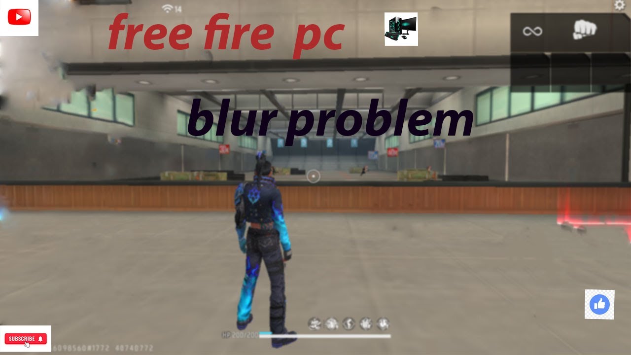FREE FIRE BLUR PROBLEM KESE  SOLVE KARE PC ME