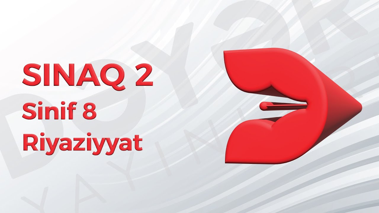 Riyaziyyat 8-ci sinif - Sınaq 2