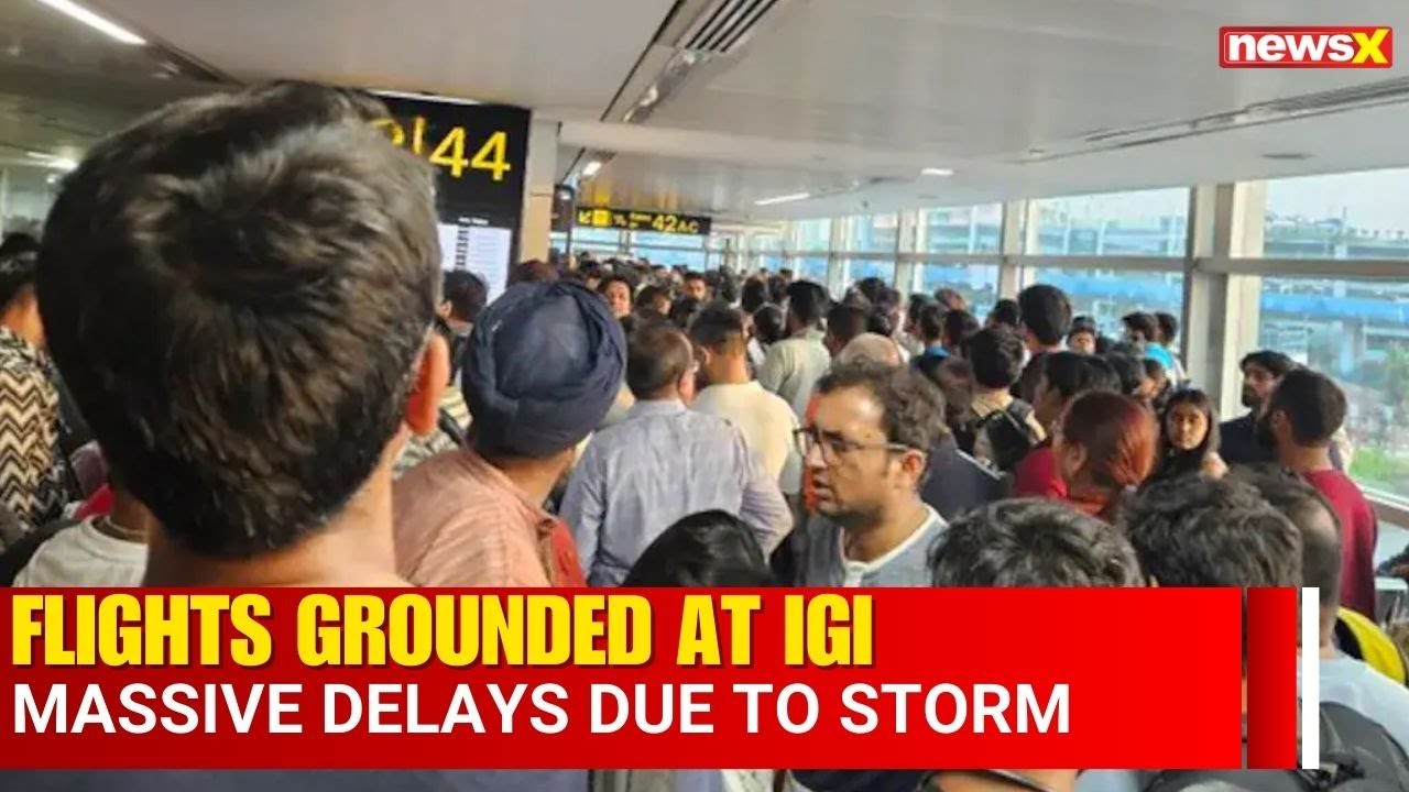 Severe Dust Storm Halts Flights at Delhi IGI Airport, Major Delays and Cancellations