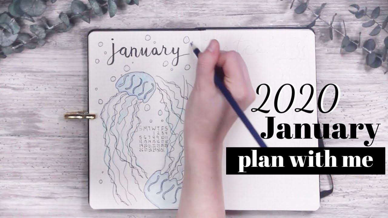 PLAN WITH ME January 2020 Bullet Journal Setup!