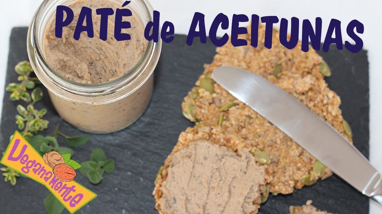 домашний паштет из черных оливок | Veganamente