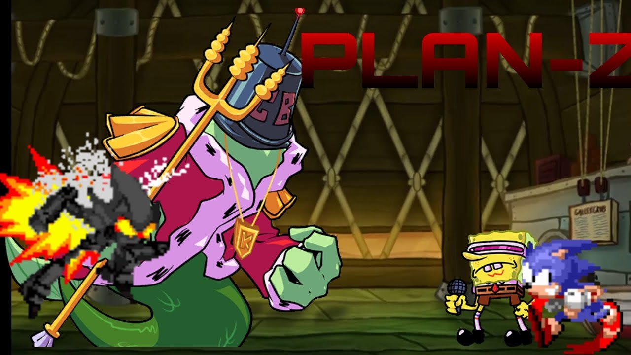 FNF Plan-Z But Furnace and Sonic Join them