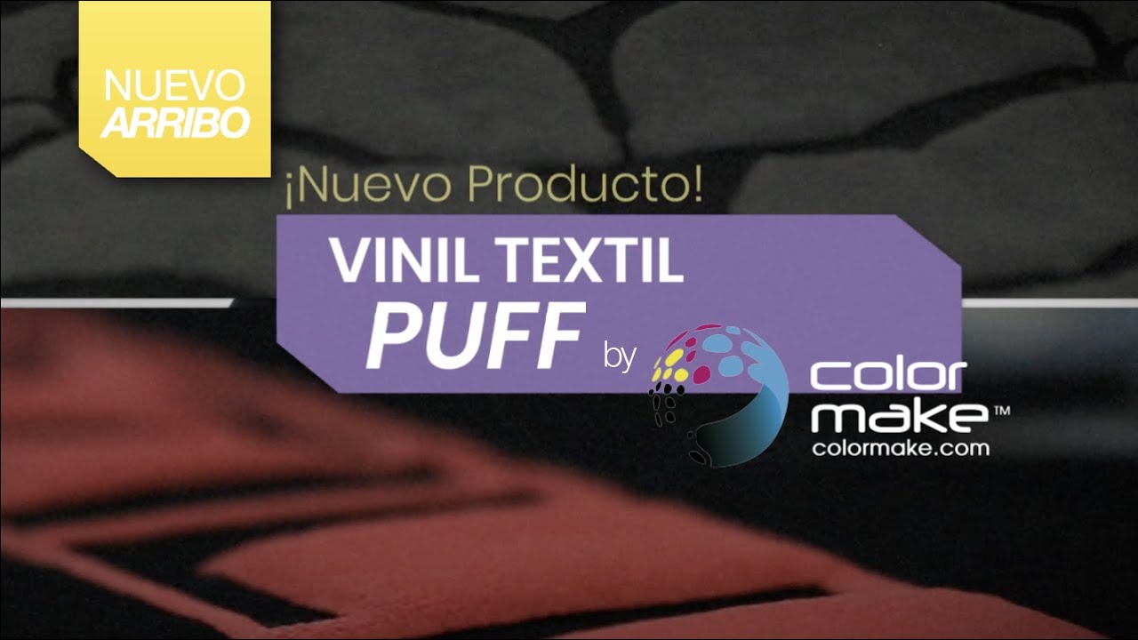 🔵Vinil Textil Puff | ¡Nuevo Producto!