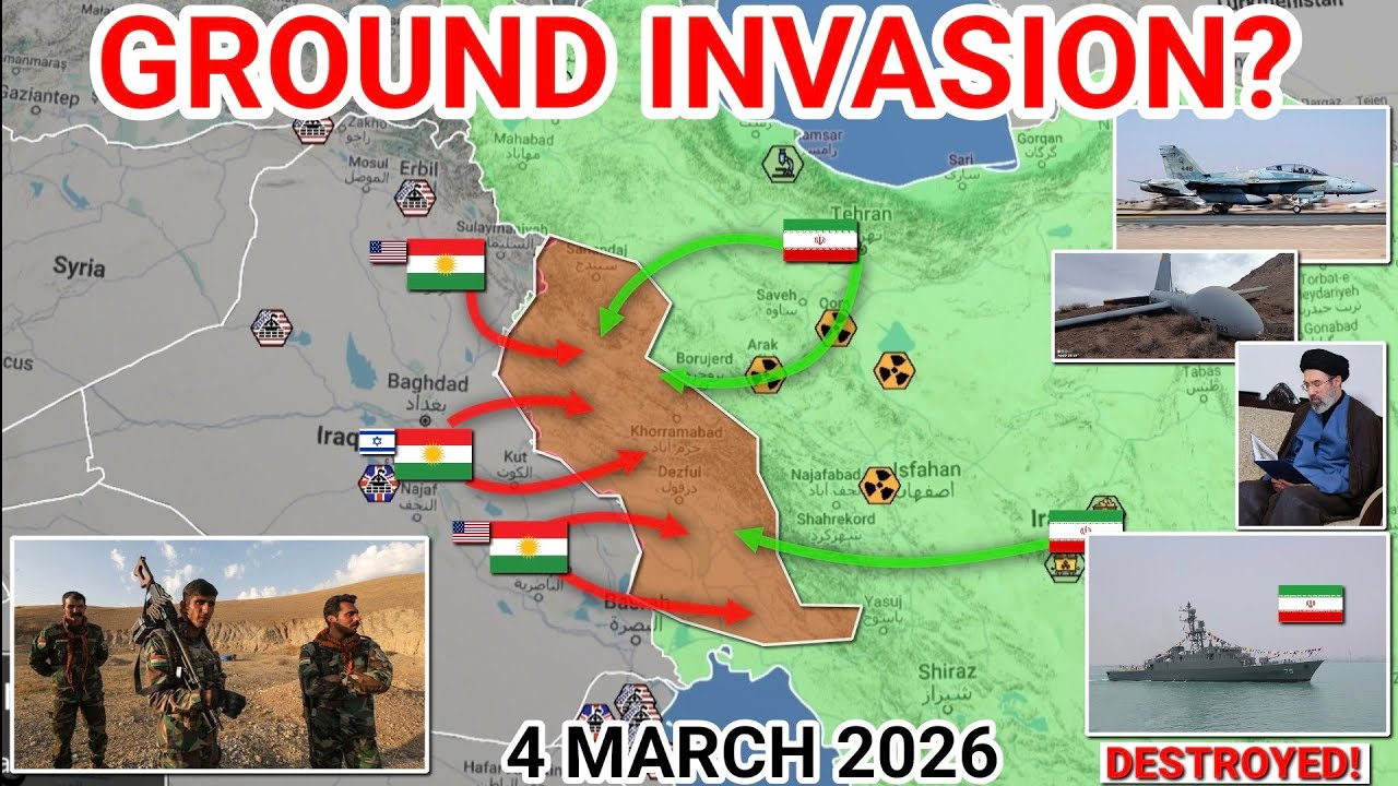 New Fronts Open? | Kurdish Rebellion Plans & Iranian Frigate Lost [4 March 2026]
