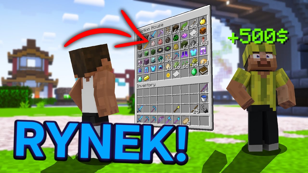 JAK dodać RYNEK na SERWER MINECRAFT!  (Player Auctions plugin)