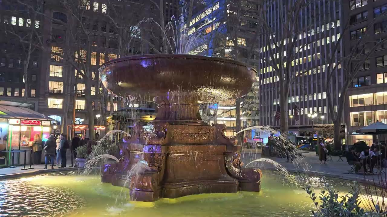 New York Bryant Park | Samsung S24 ultra 4K HDR 10+ | February 2024