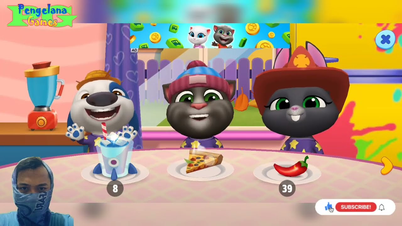 Game Kucing Lucu 😂 || Kucing Tom dan Kawan-kawan || Tom, Oyen, Cat, Rabbit, Angela, Doggy