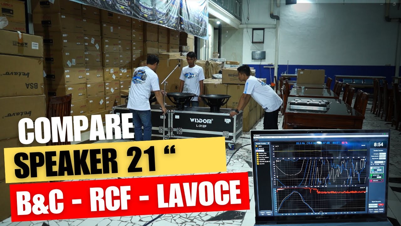 COMPARE SPEAKER B&C X RCF X LAVOCE || 21 INCH NEODYMIUM