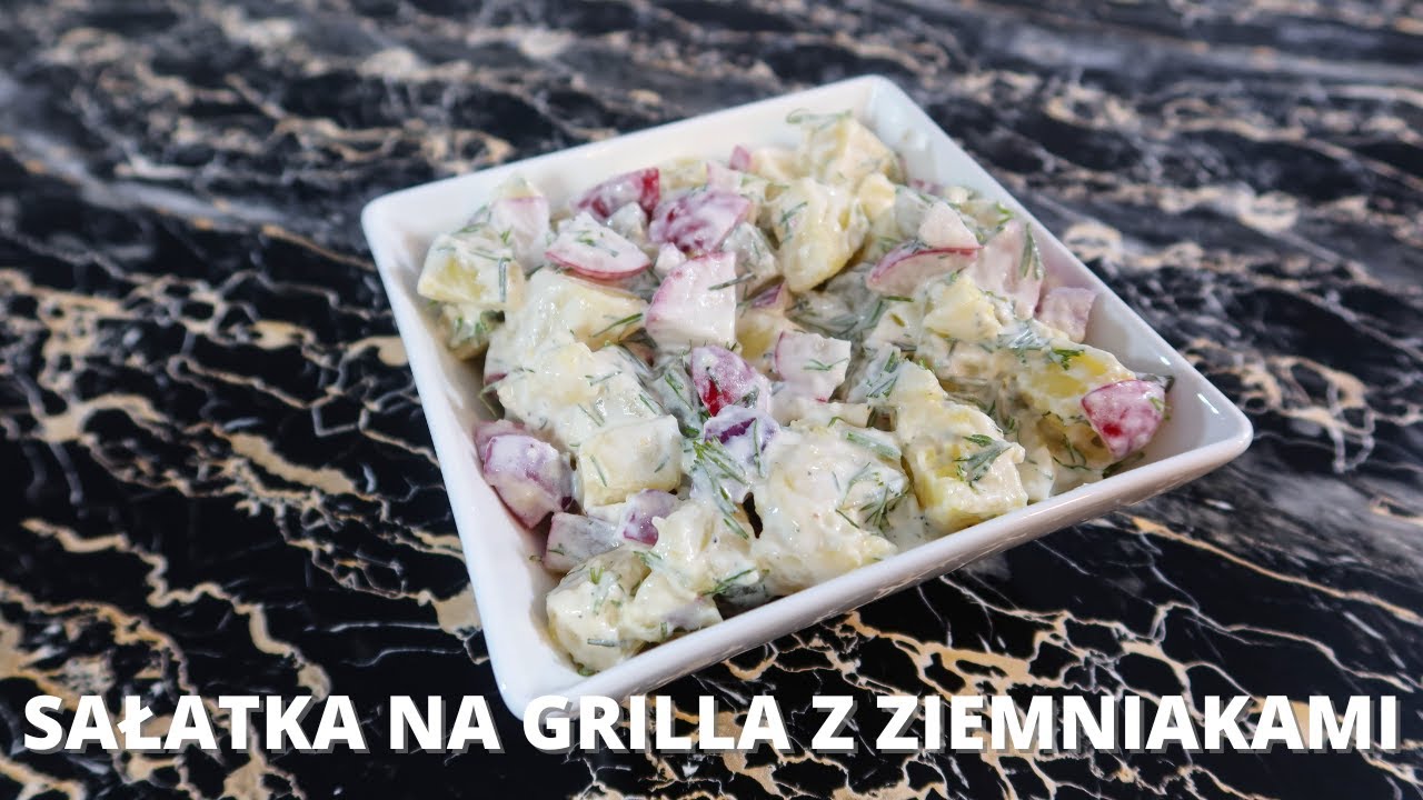 Sałatka na grilla z ziemniakami. Przepis mojej mamy zachwycił wszystkich! Smaczne i łatwe!