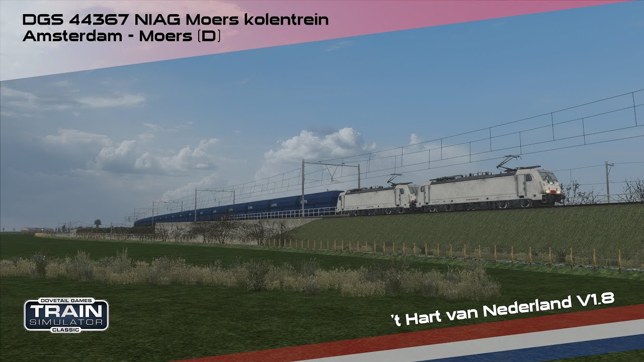 Train Simulator Classic | DGS 44367 NIAG Moers kolentrein Amsterdam - Moers (D) (v1.8)