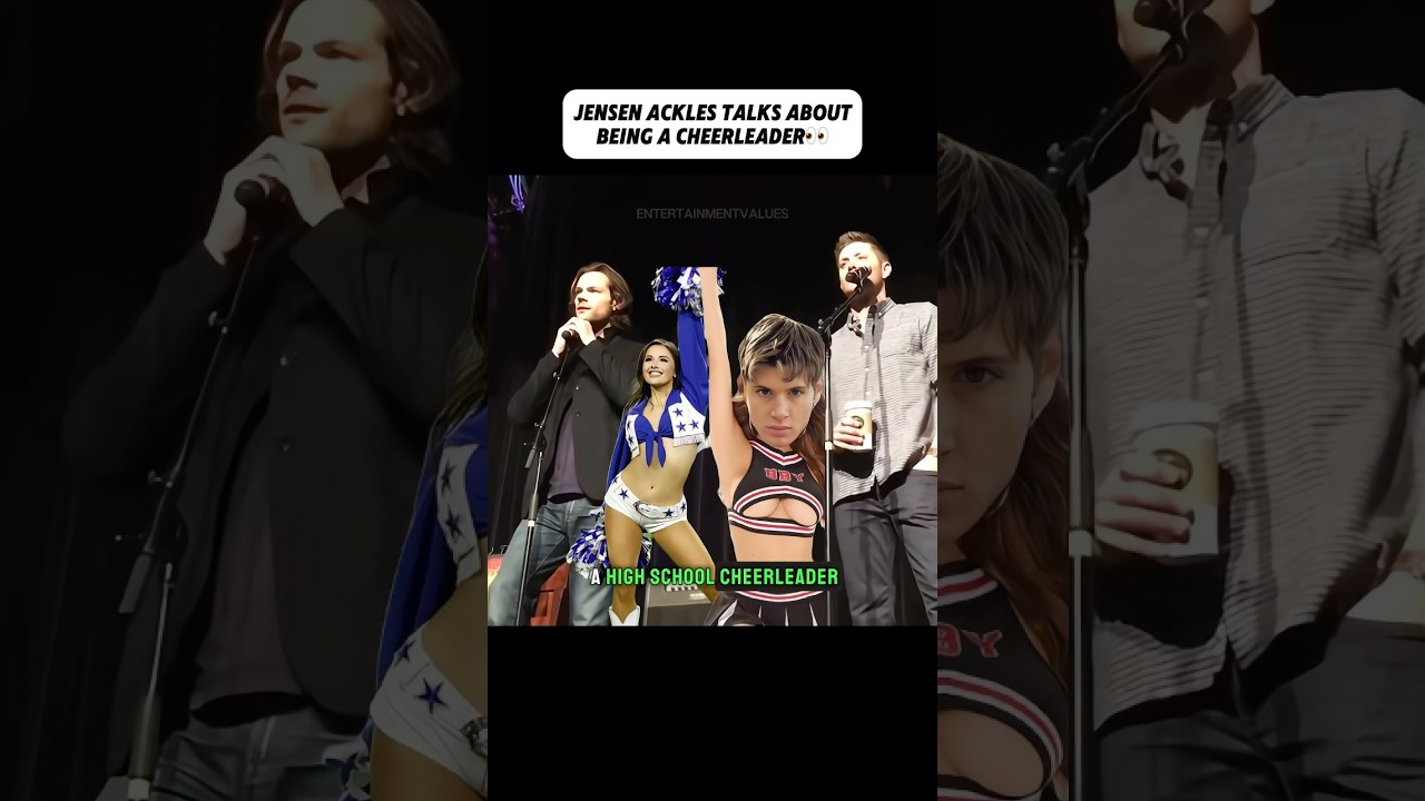 Jensen Ackles Talks About Being A Cheerleader👀 #shorts #jensenackles