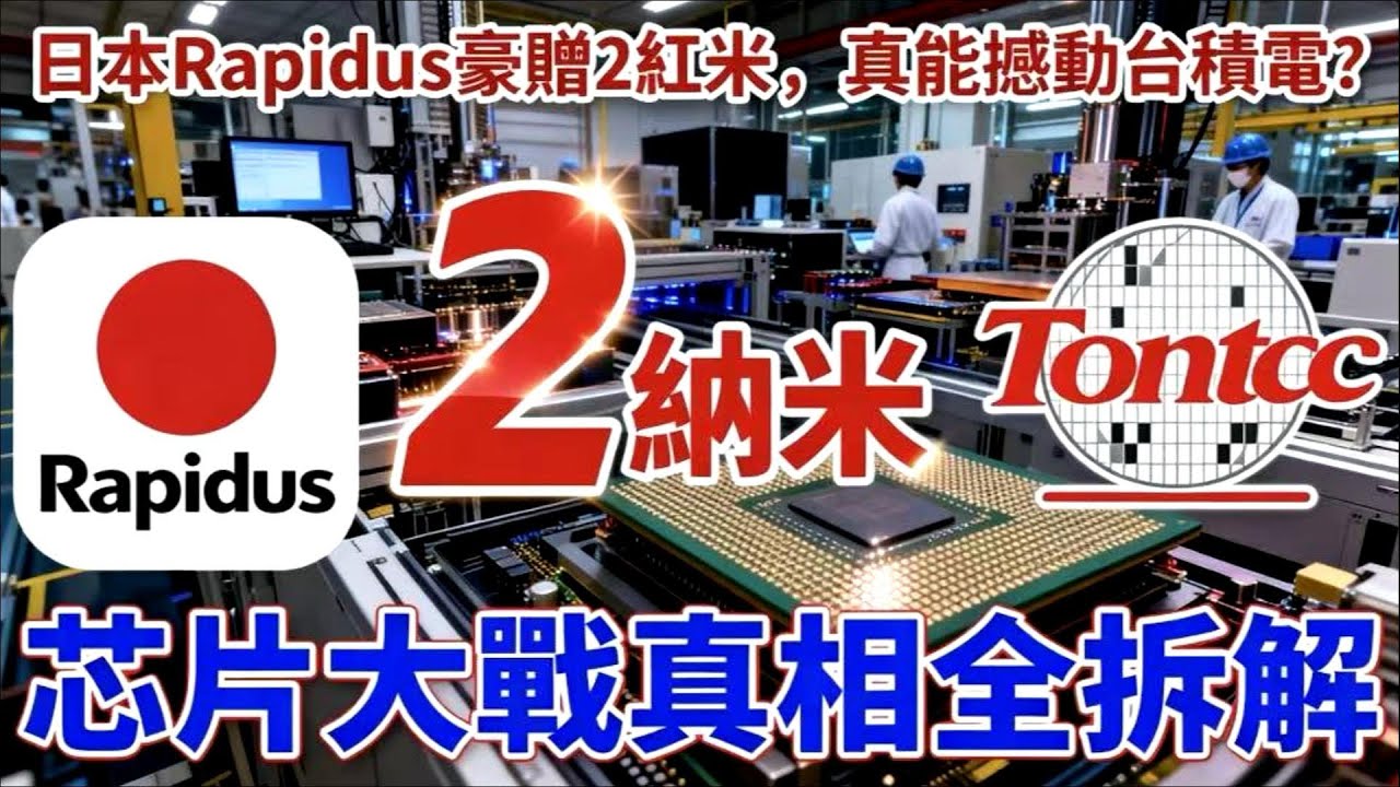 日本 Rapidus 挑戰台積電？背後真相沒人敢說
