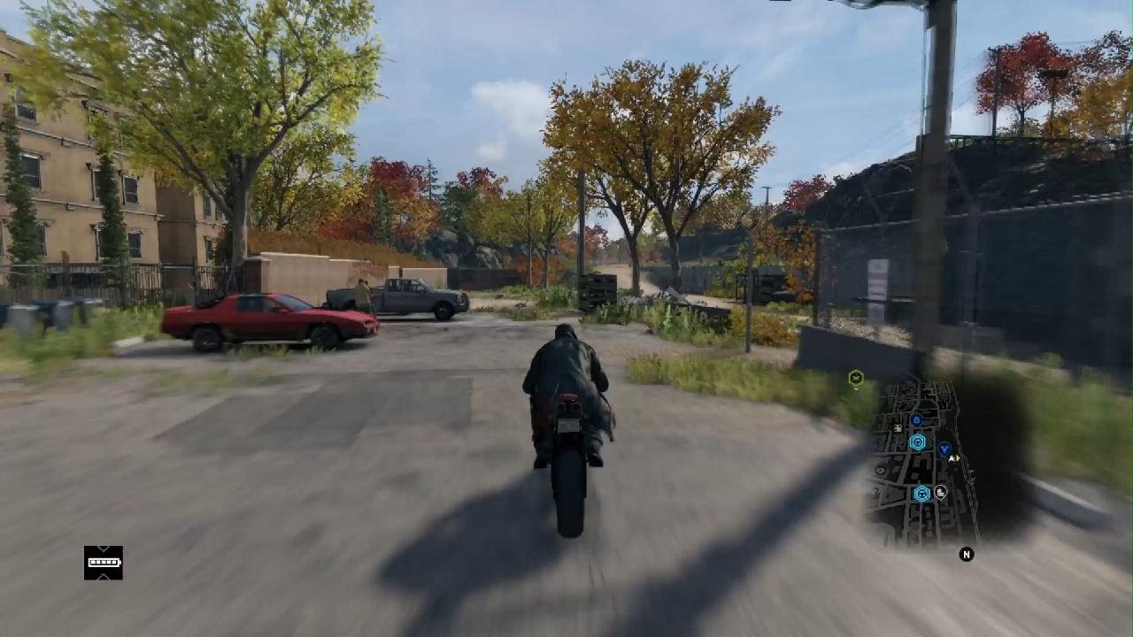 WATCH DOGS Cemetary Chopper Glitch To Drop Down In Tunnel