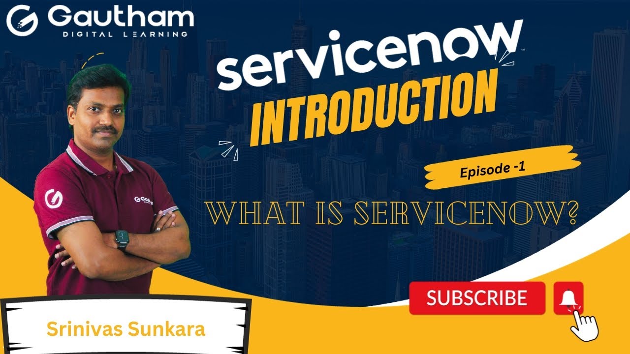 Введение в ServiceNow — Эпизод 1 | Что такое ServiceNow | Обучение ServiceNow в Хайдарабаде
