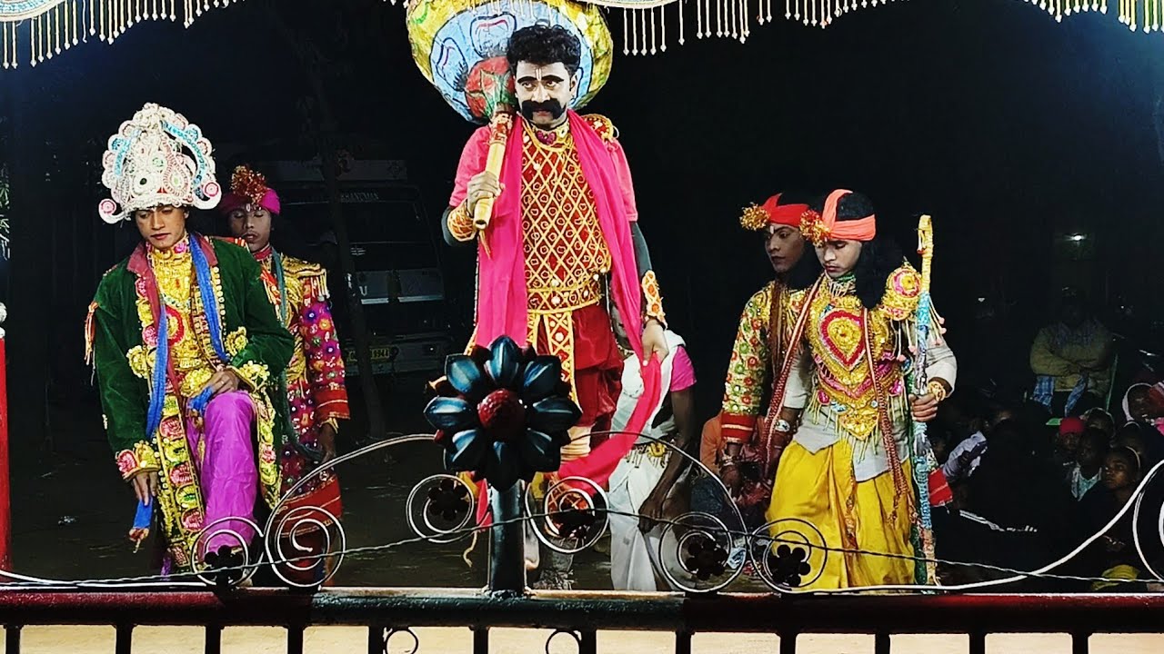 Chikiliaguda Pouranik Natok Old Bheema Dengerous Entry Dhoniram Guru 